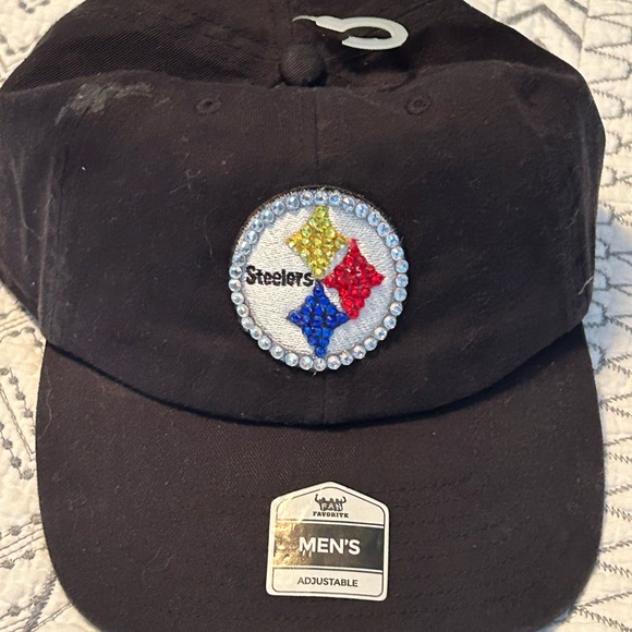 Pittsburgh Steelers Hat with crystal jewels - Picture 3 of 3